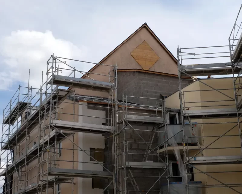 Travaux de ravalement de façade